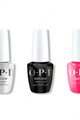 OPI GelColor Intelli-Gel Combo - Super Base Coat, Super Gloss Top Coat & Pink Flamenco - Gel Polish at Beyond Polish