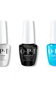 OPI GelColor Intelli-Gel Combo - Super Base Coat, Super Gloss Top Coat & Sky Blue's the Limit - Gel Polish at Beyond Polish