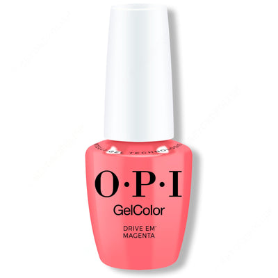 OPI GelColor Intelli-Gel - Drive ‘Em Magenta 0.5 oz - Gel Polish at Beyond Polish