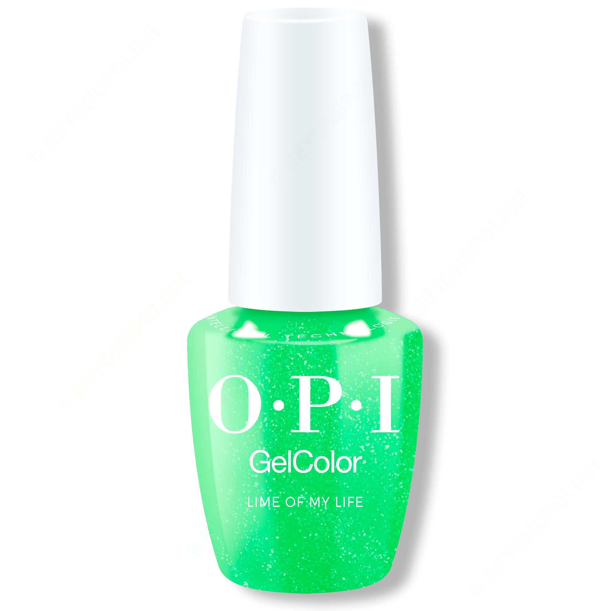 OPI GelColor Intelli-Gel - Lime of My Life 0.5 oz - Gel Polish at Beyond Polish