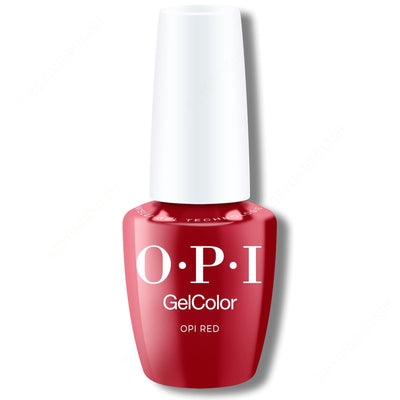 OPI GelColor Intelli-Gel - OPI Red 0.5 oz - #GCL72 - Gel Polish at Beyond Polish