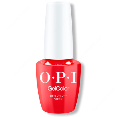 OPI GelColor Intelli-Gel - Red Velvet Vixen 0.5 oz - Gel Polish at Beyond Polish