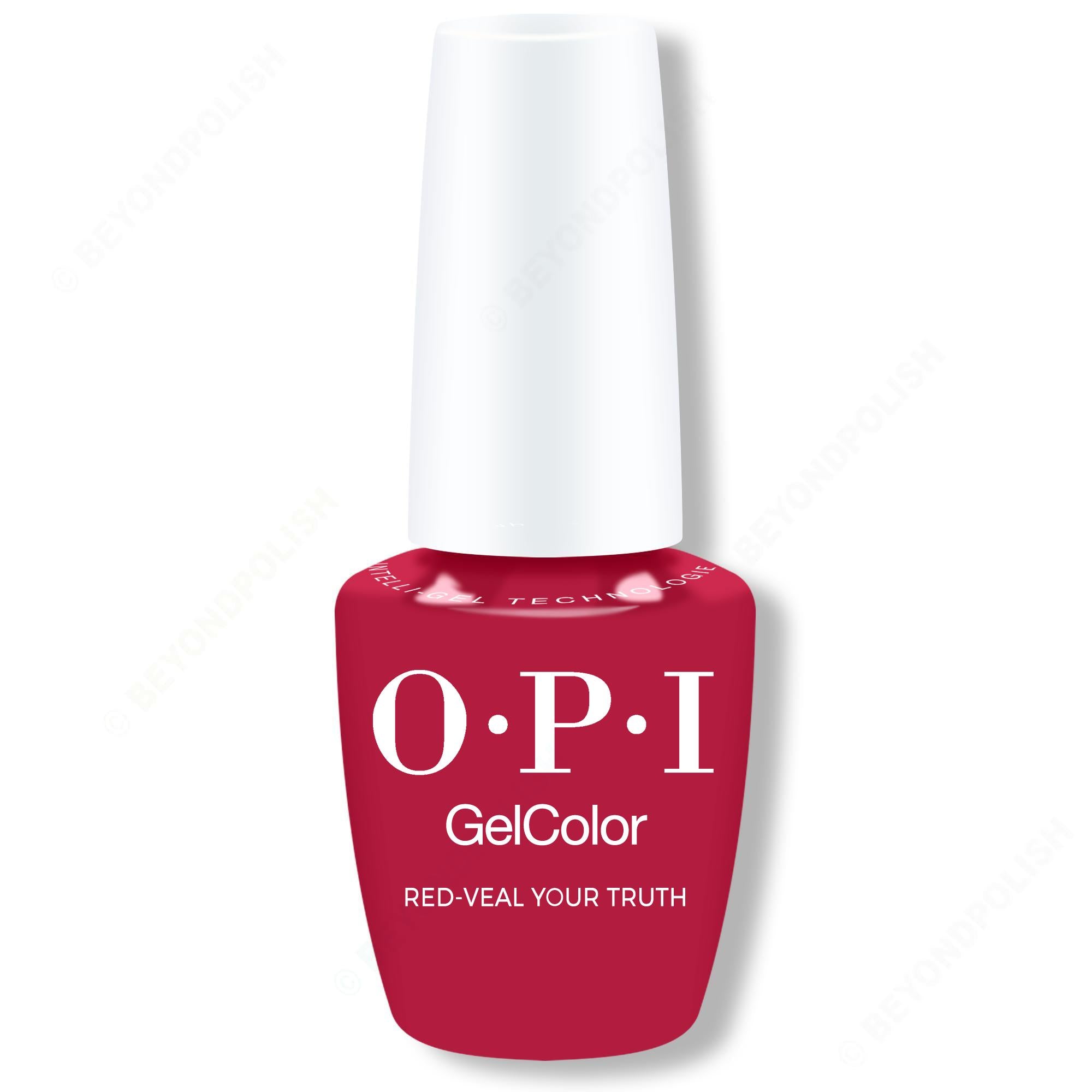 OPI GelColor Intelli-Gel - Red-veal Your Truth 0.5 oz - Gel Polish at Beyond Polish