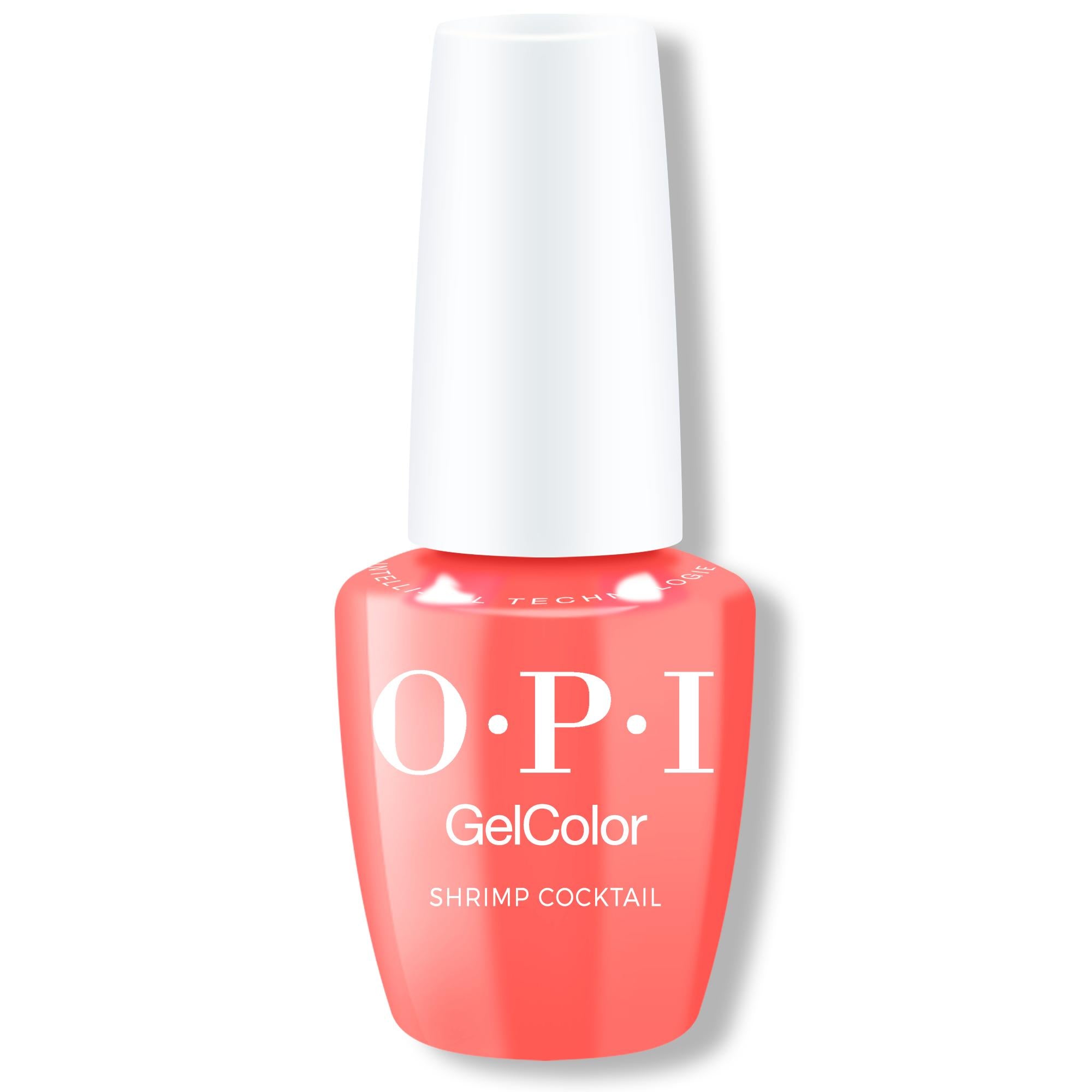 OPI GelColor Intelli-Gel - Shrimp Cocktail 0.5 oz - OPIcons Spring 2026 - Gel Polish at Beyond Polish