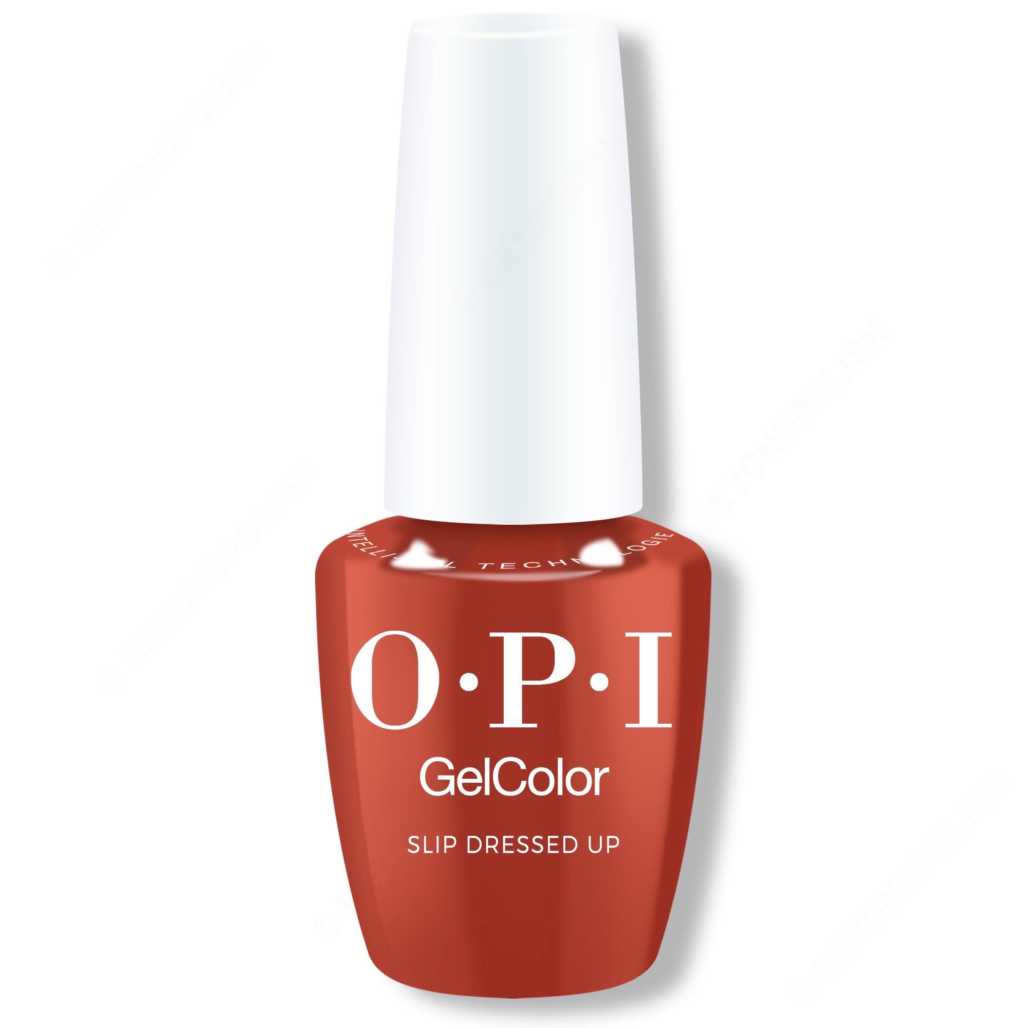 OPI Slip Dressed Up - Brown Gel Polish - GCF025 OPI Slip Dressed Up - Brown Gel Polish - GCF025