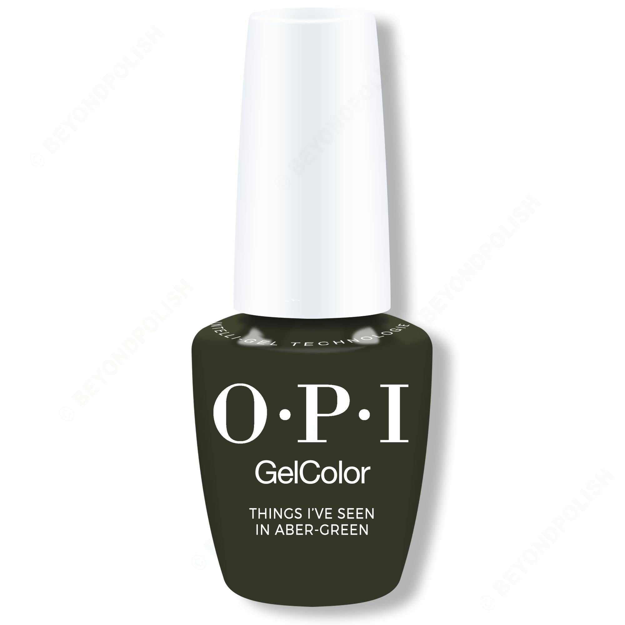 OPI GelColor Intelli-Gel - Things I’ve Seen in Aber-green 0.5 oz - Gel Polish at Beyond Polish