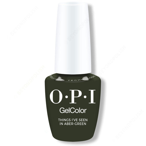 OPI GelColor Intelli-Gel - Things I’ve Seen in Aber-green 0.5 oz