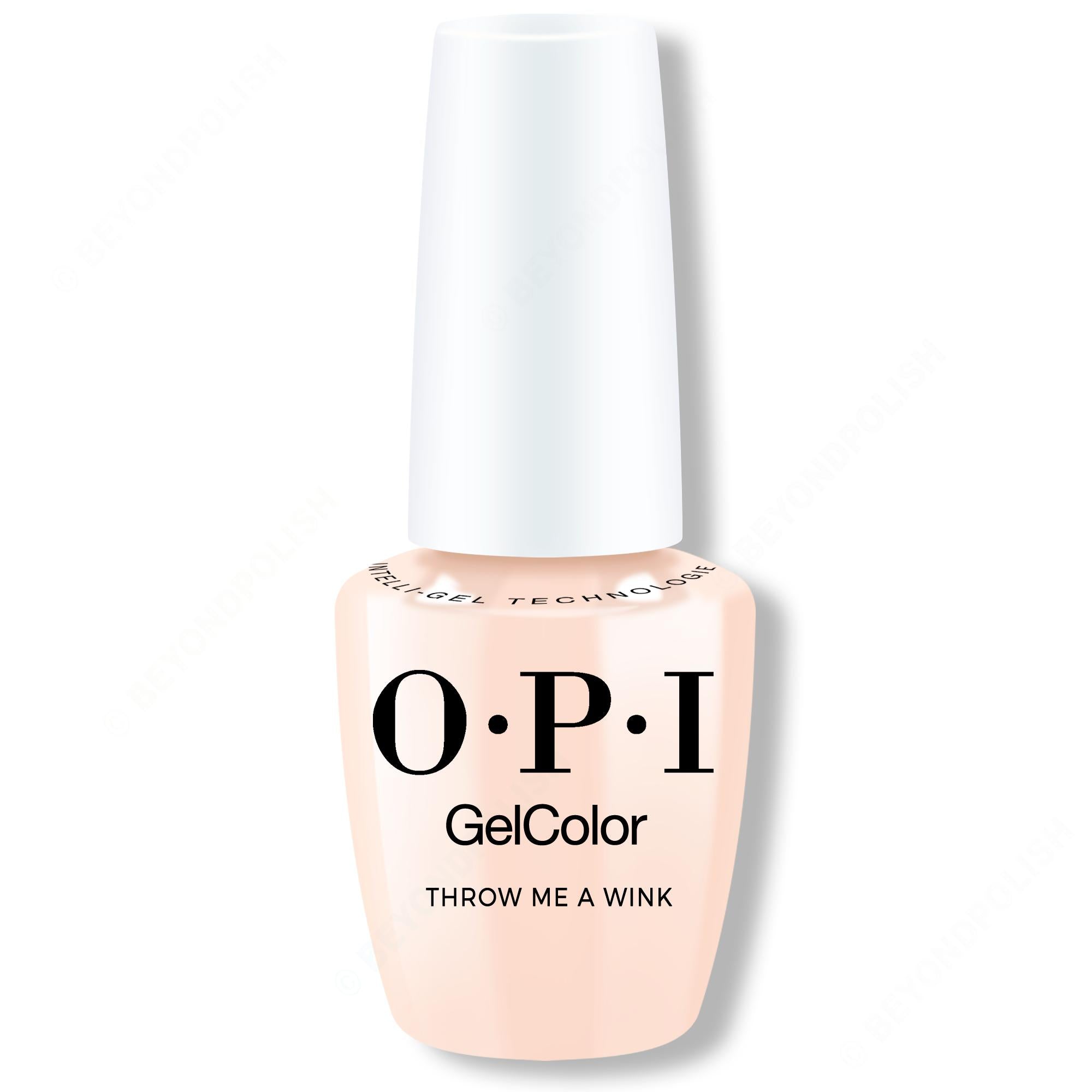 OPI GelColor Intelli-Gel - Throw Me A Wink 0.5 oz - Gel Polish at Beyond Polish
