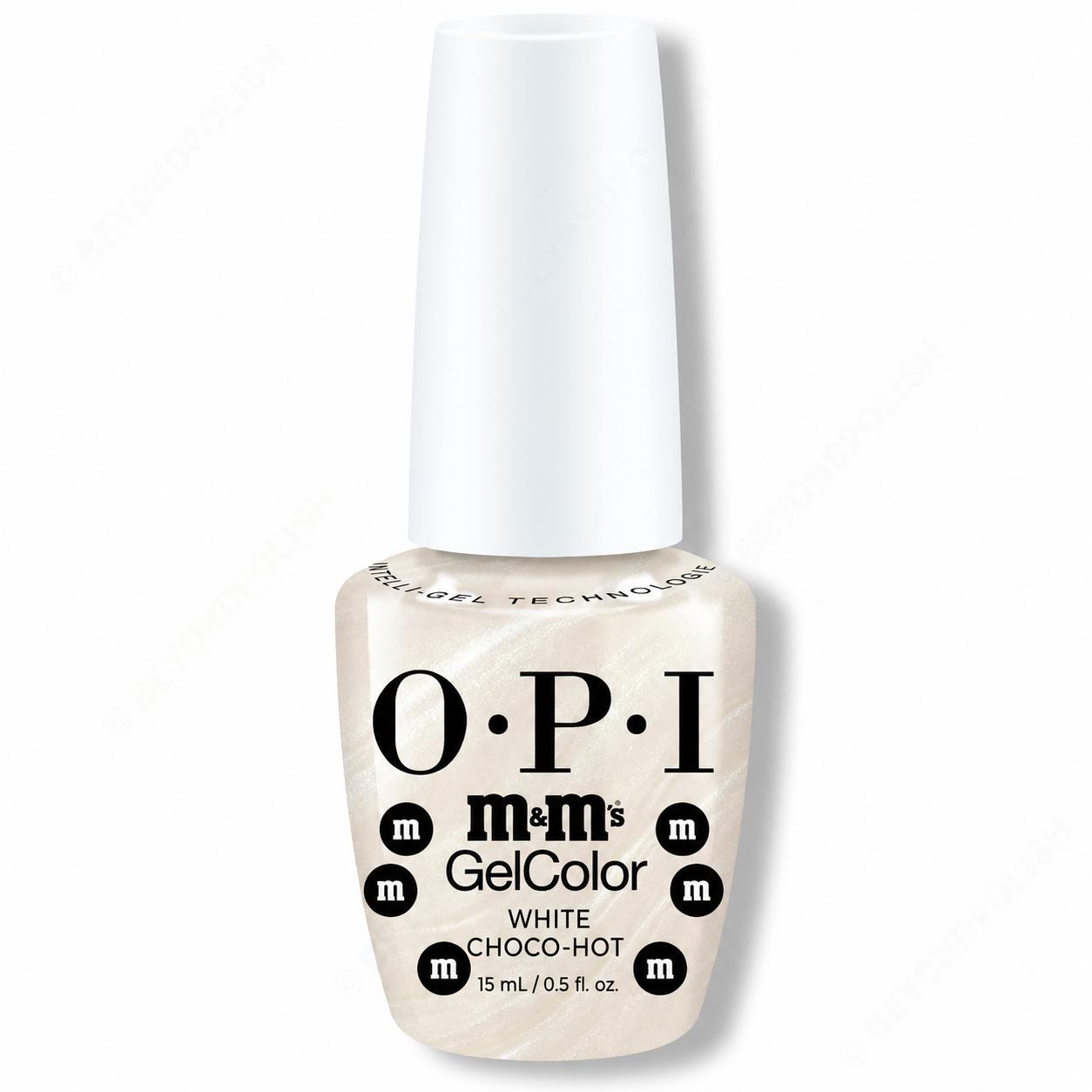 OPI GelColor Intelli-Gel - White Choco-Hot 0.5 oz - Gel Polish at Beyond Polish