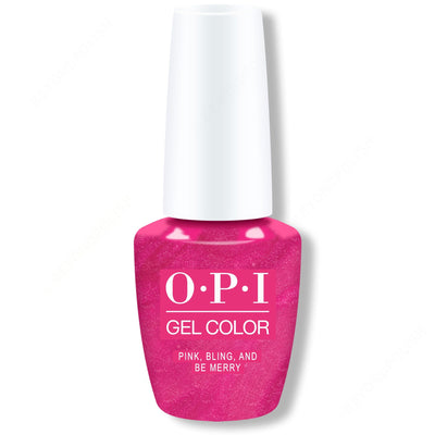 OPI GelColor - Pink, Bling, and Be Merry 0.5 oz - #HPP08 - Gel Polish at Beyond Polish