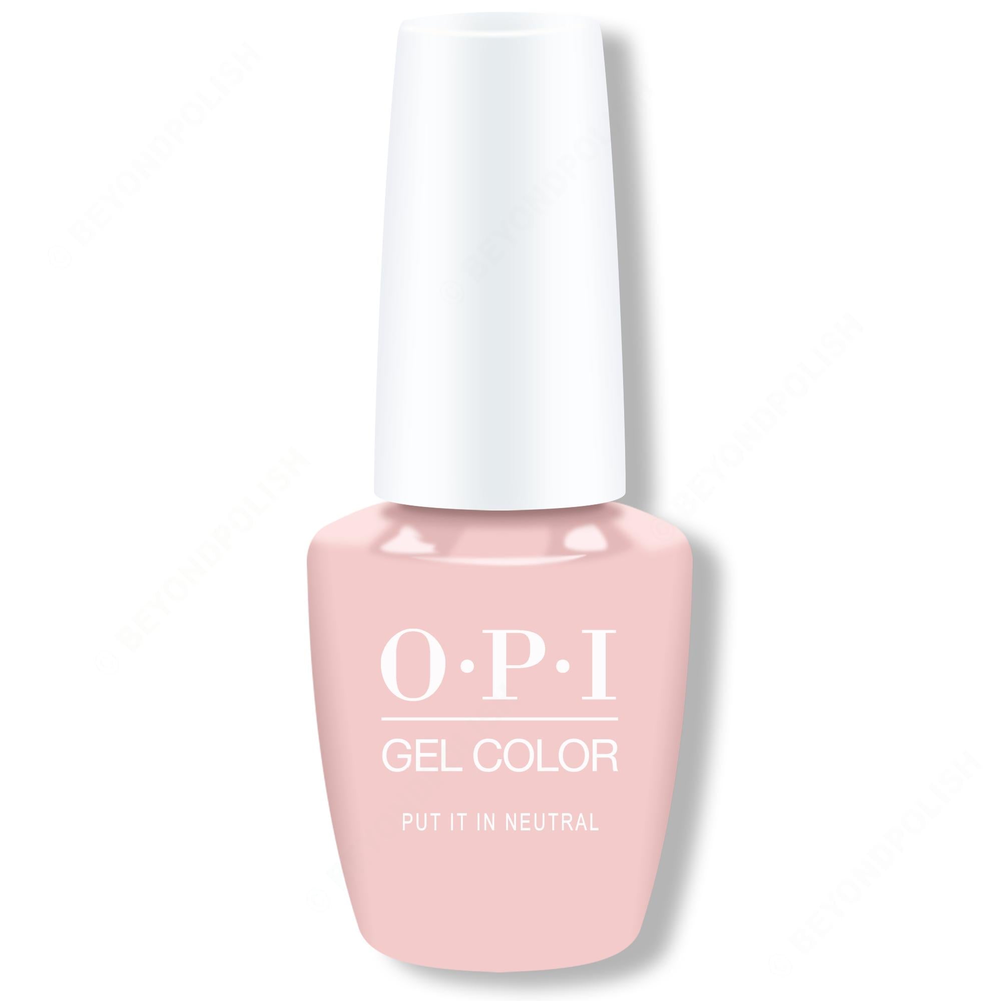 OPI GelColor - Put It In Neutral 0.5 oz - #GCT65 - Gel Polish at Beyond Polish