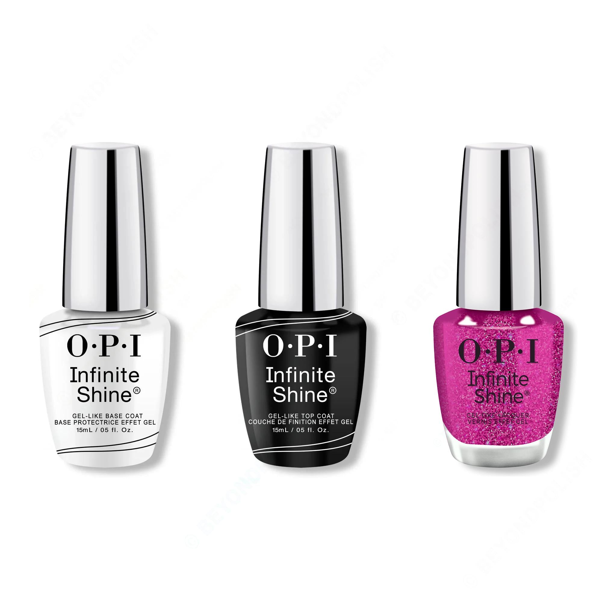 OPI - Infinite Shine Combo - Base, Top & A Lil Suga & Spice - Nail Lacquer at Beyond Polish