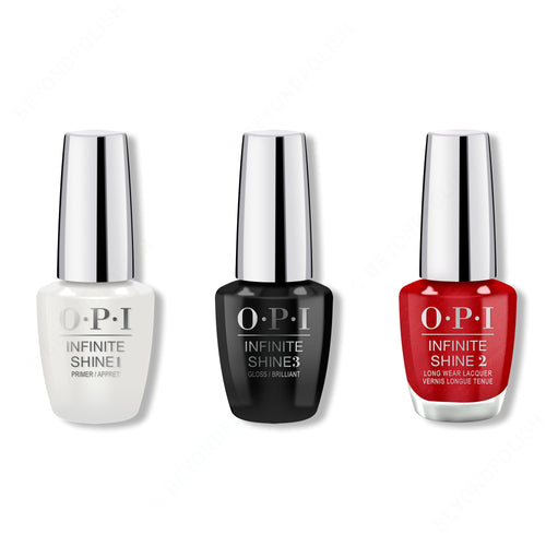 OPI - Infinite Shine Combo - Base, Top & A Little Guilt Under The Kilt - #ISLU12