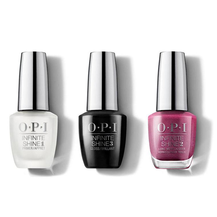 OPI - Infinite Shine Combo - Base, Top & A-Rose At Dawn...Broke By Noon - #ISLV11 - Nail Lacquer at Beyond Polish