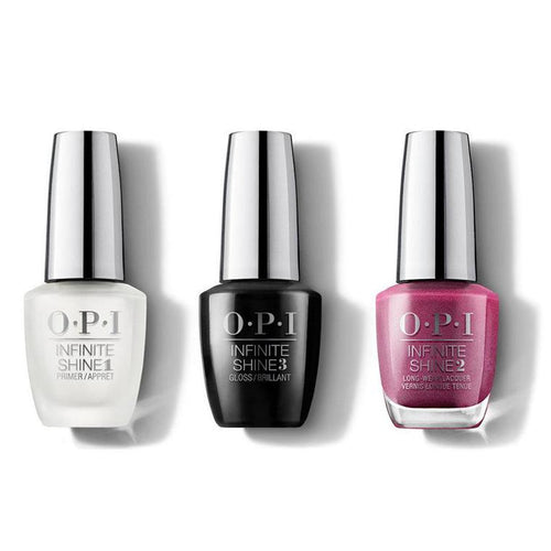 OPI - Infinite Shine Combo - Base, Top & A-Rose At Dawn...Broke By Noon - #ISLV11