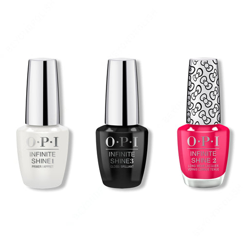 OPI - Infinite Shine Combo - Base, Top & All About The Bows - #HRL35