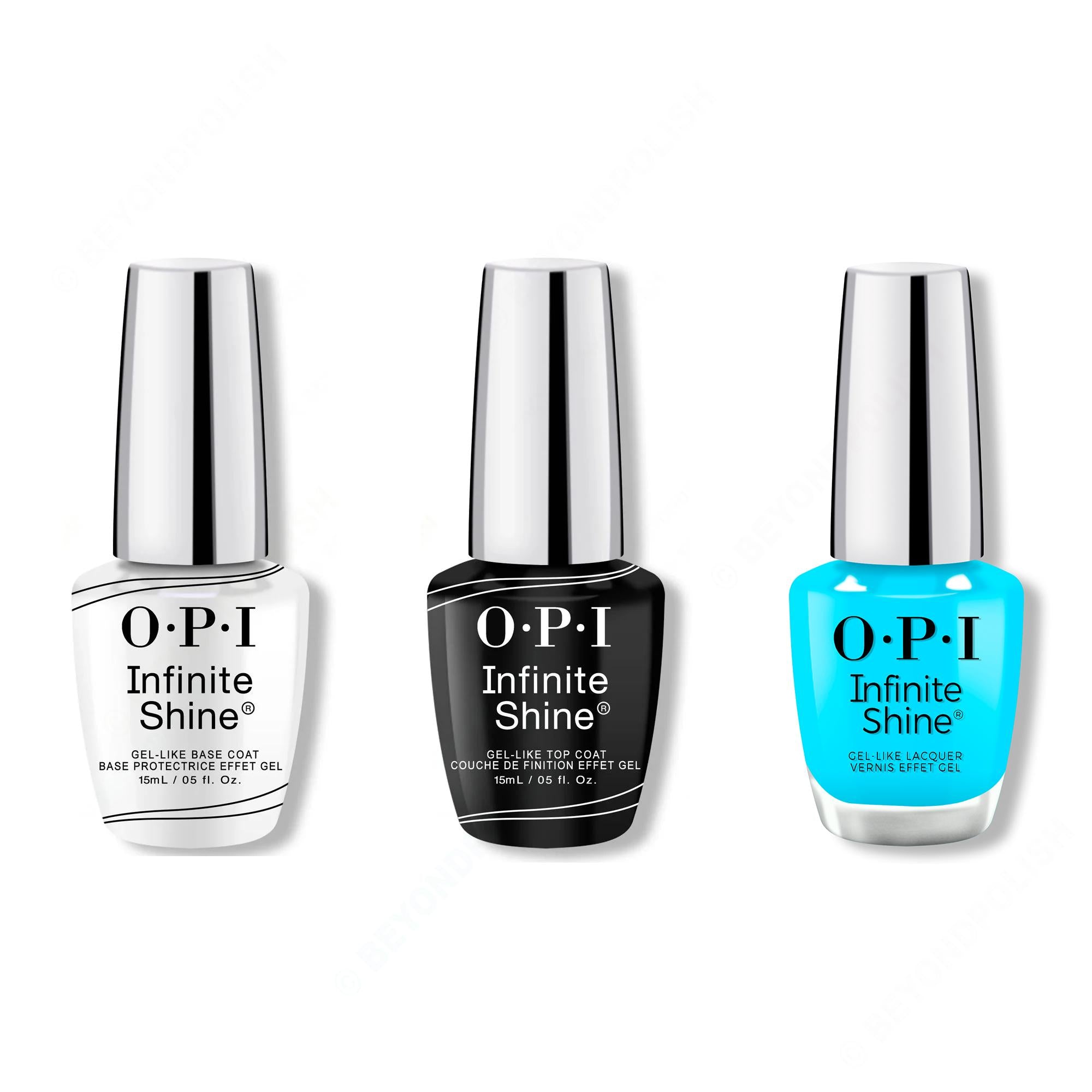 OPI - Infinite Shine Combo - Base, Top & Beach Party Teal Dawn - Nail Lacquer at Beyond Polish