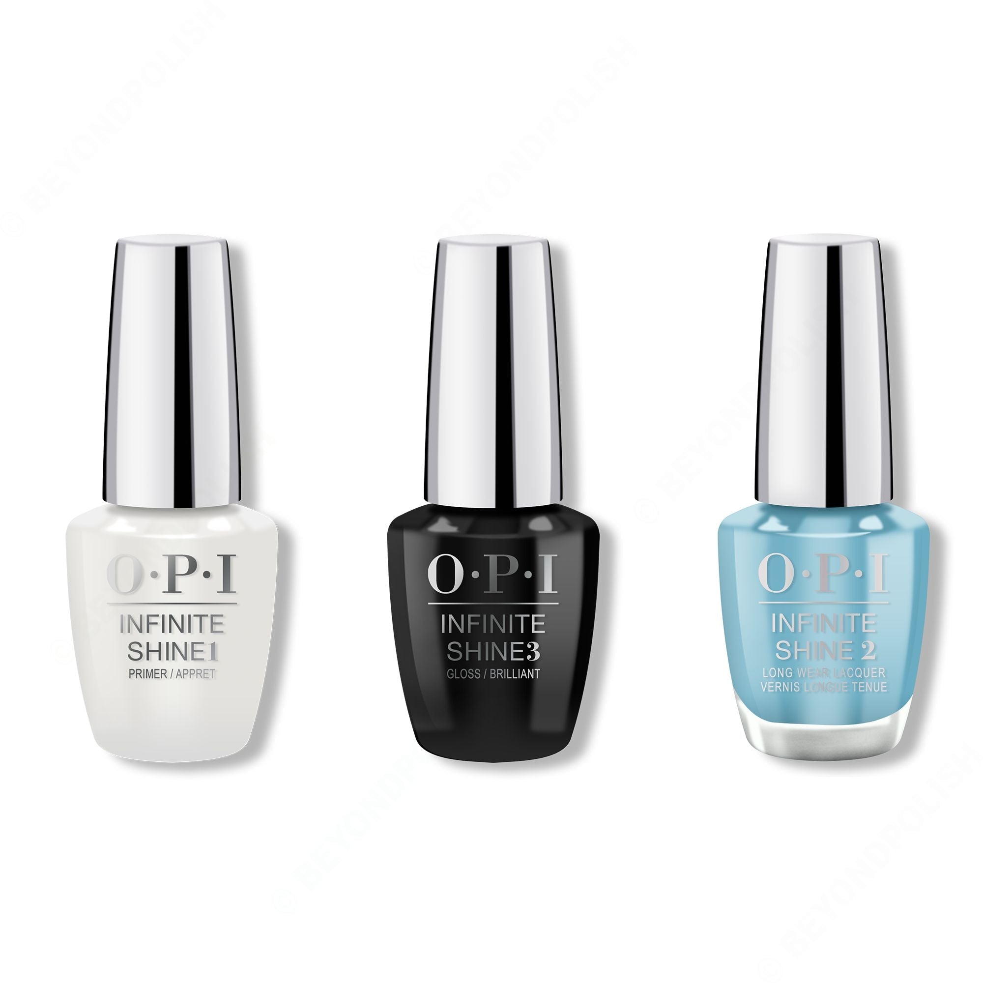 OPI - Infinite Shine Combo - Base, Top & Can't Find My Czechbook - #ISLE75 - Nail Lacquer at Beyond Polish
