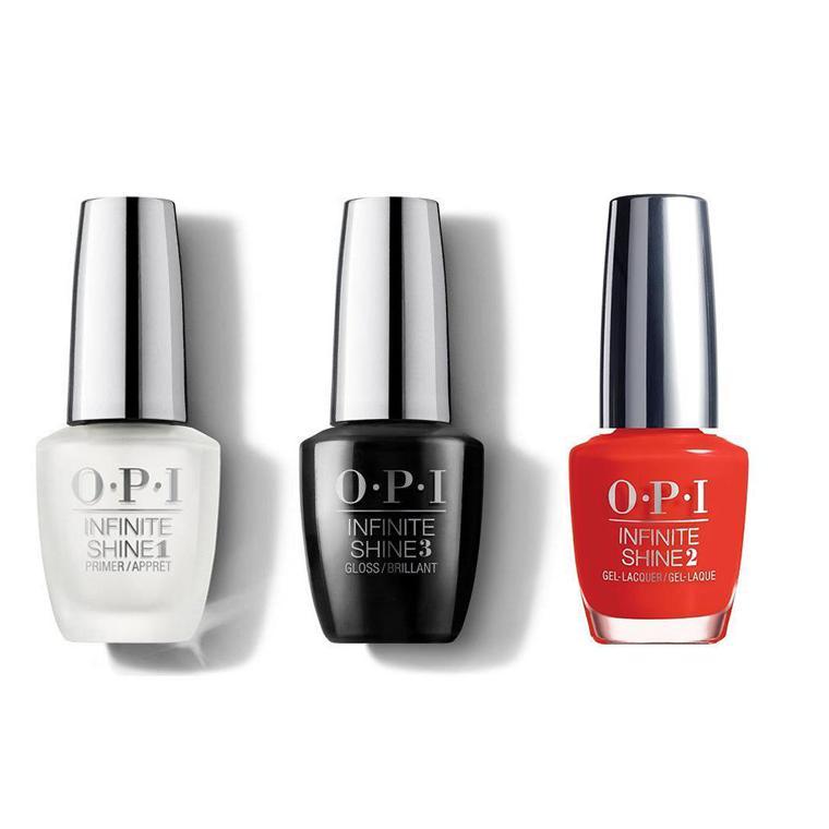 OPI - Infinite Shine Combo - Base, Top & Can't Tame A Wild Thing - #HRH47 - Nail Lacquer at Beyond Polish