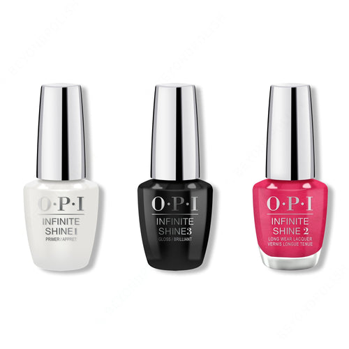 OPI - Infinite Shine Combo - Base, Top & Cha-Ching Cherry - #ISLV12