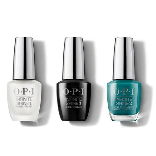 OPI - Infinite Shine Combo - Base, Top & Dance Party 'Teal Dawn - #ISLN74