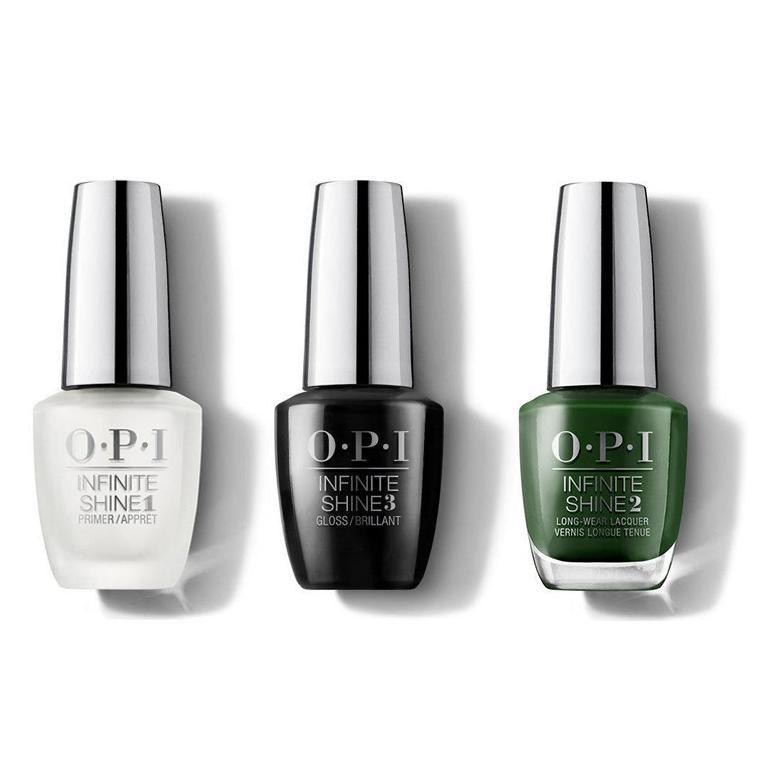 OPI - Infinite Shine Combo - Base, Top & Envy The Adventure 0.5 oz - #ISHRK21 - Nail Lacquer at Beyond Polish
