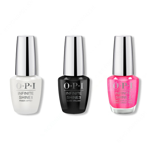 OPI - Infinite Shine Combo - Base, Top & Exercise Your Brights