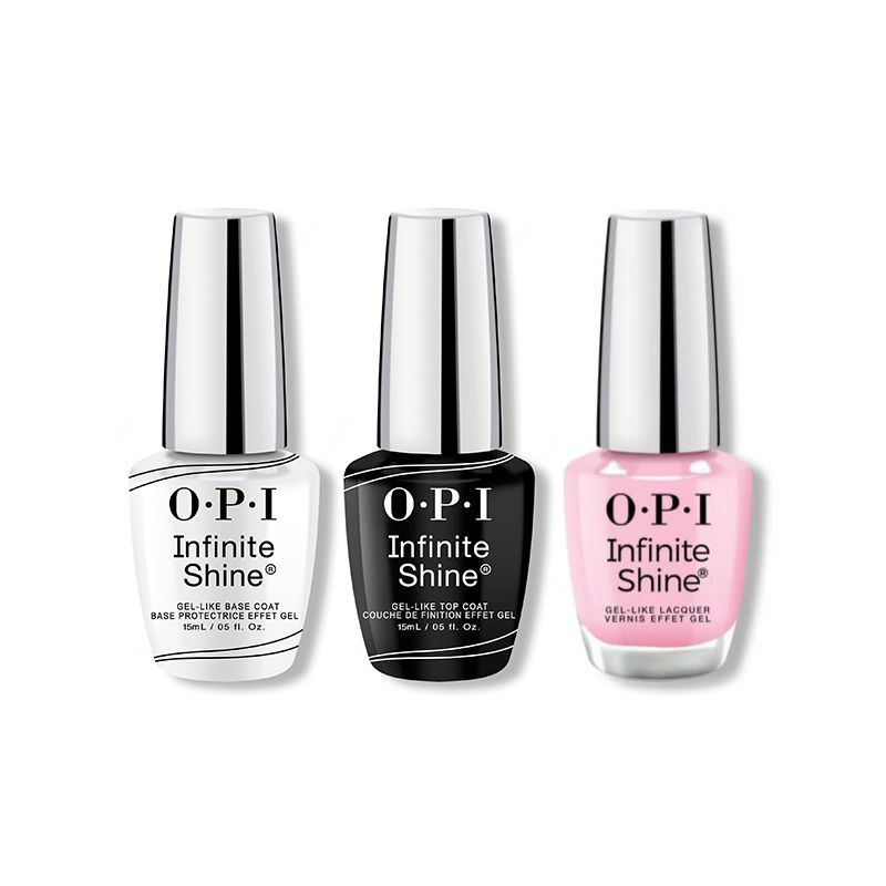 OPI - Infinite Shine Combo - Base, Top & Faux-Ever Yours - Nail Lacquer at Beyond Polish
