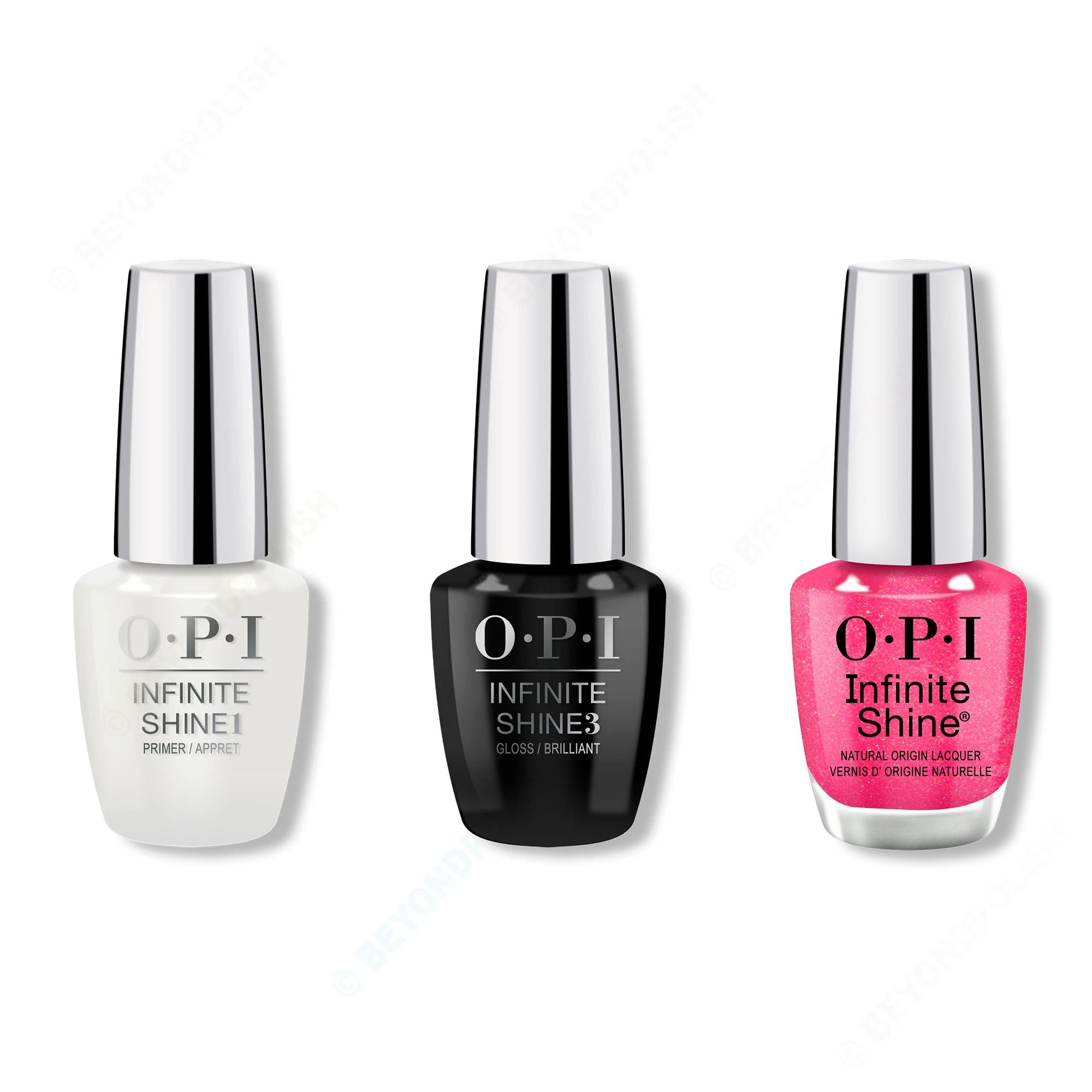OPI - Infinite Shine Combo - Base, Top & Feelin' Myself - Nail Lacquer at Beyond Polish