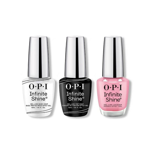 OPI - Infinite Shine Combo - Base, Top & Flamingo Your Own Way