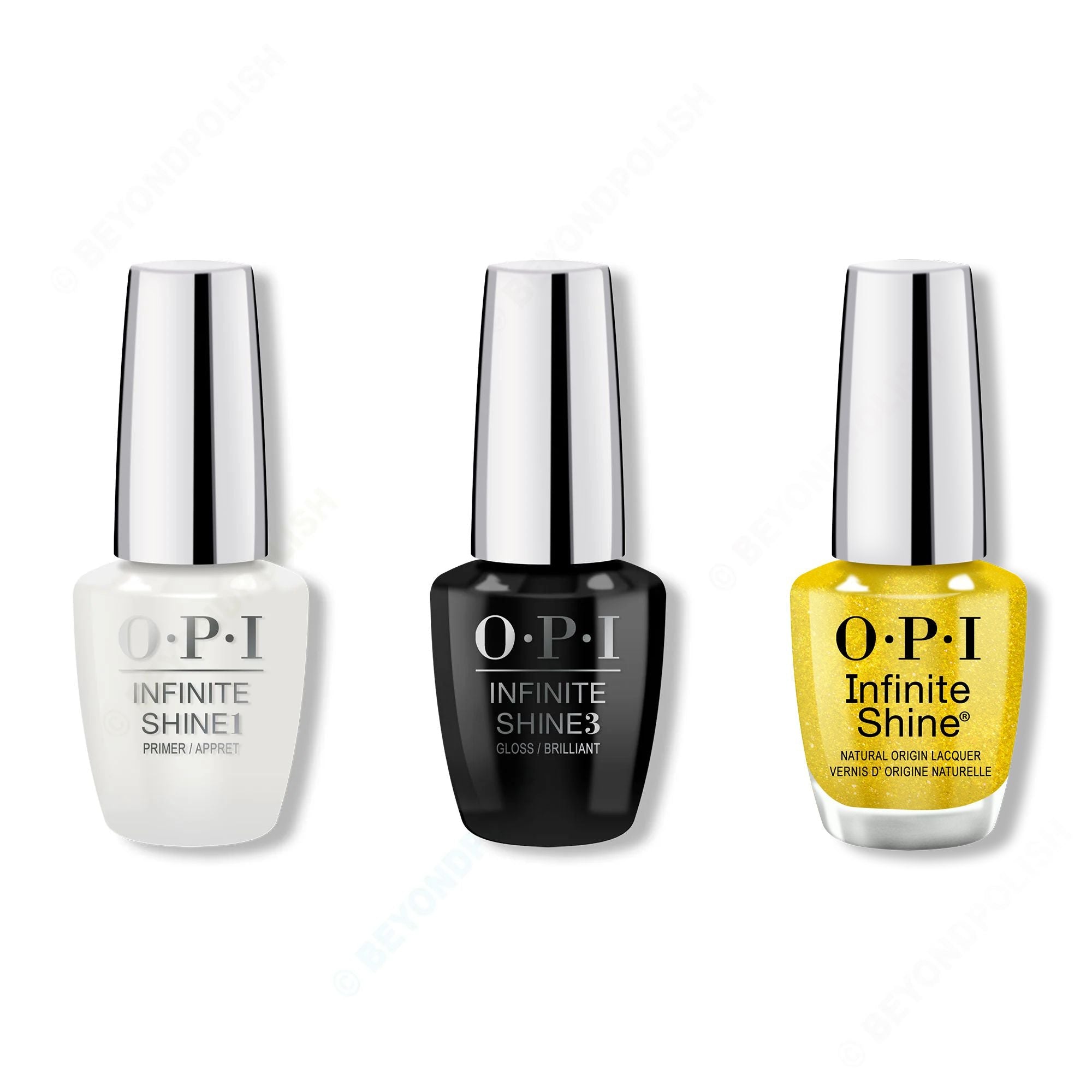 OPI - Infinite Shine Combo - Base, Top & Funshine - Nail Lacquer at Beyond Polish