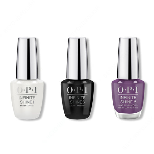 OPI - Infinite Shine Combo - Base, Top & Grandma Kissed a Gaucho 0.5 oz - #ISLP35