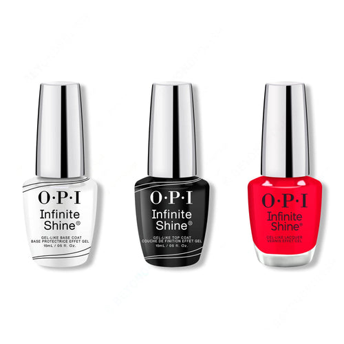 OPI - Infinite Shine Combo - Base, Top & Gumdrop tha Ball