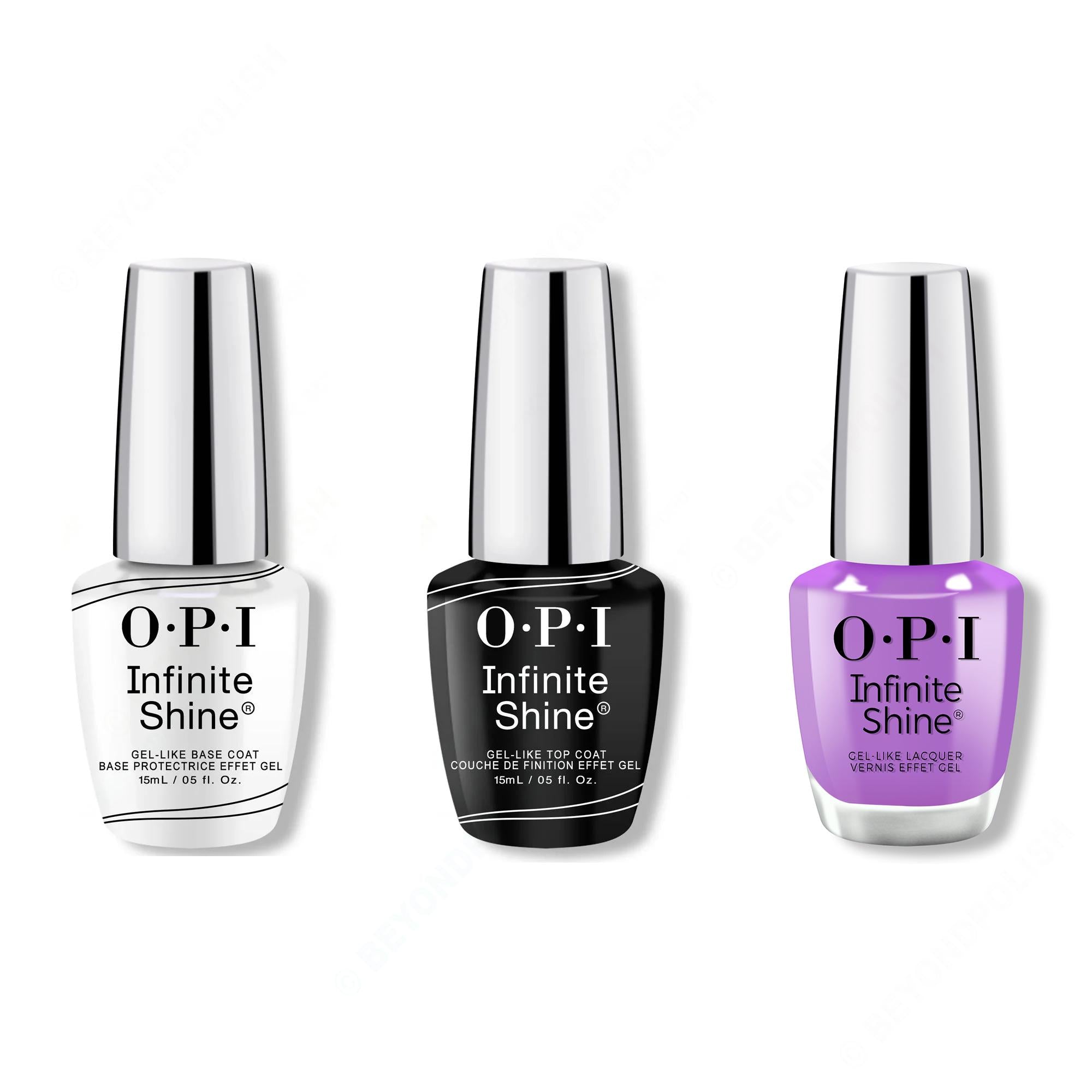 OPI - Infinite Shine Combo - Base, Top & Here Plums the Sun - Nail Lacquer at Beyond Polish