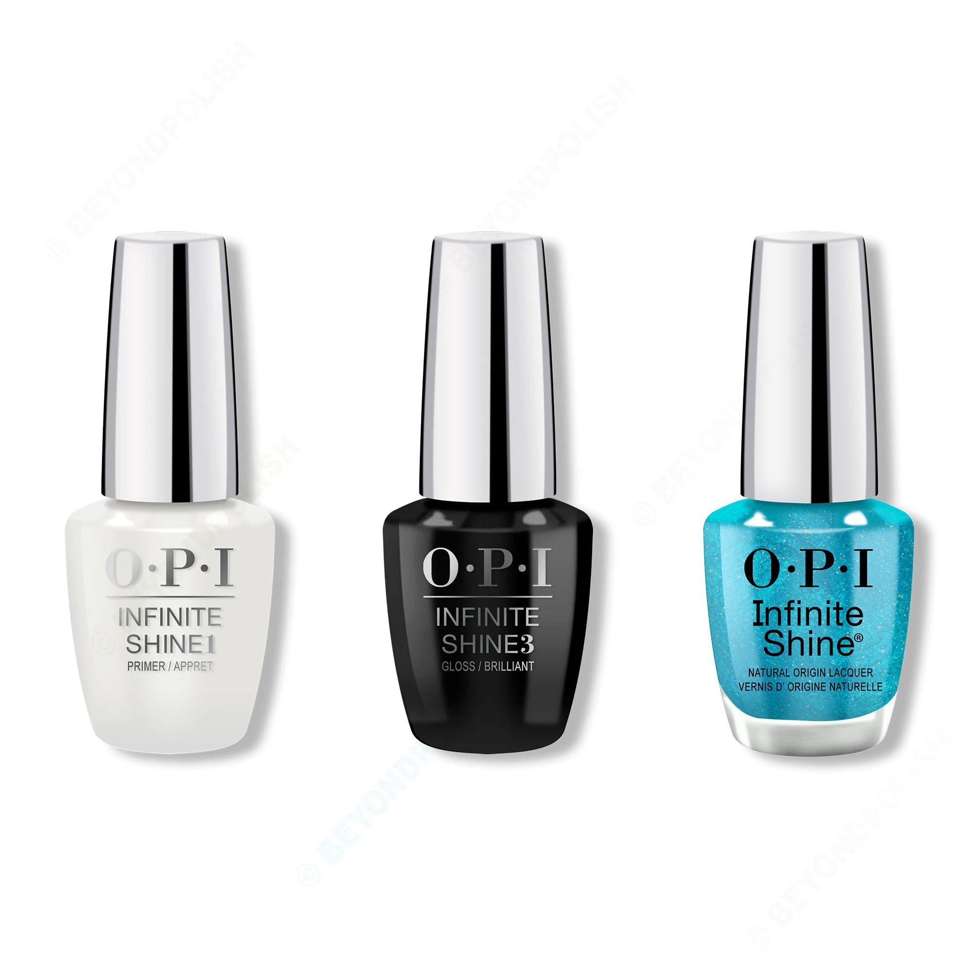 OPI - Infinite Shine Combo - Base, Top & I Deserve The Whirl - Nail Lacquer at Beyond Polish