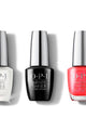 OPI - Infinite Shine Combo - Base, Top & Left Your Texts On Red - Nail Lacquer at Beyond Polish