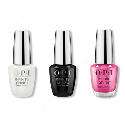 OPI - Infinite Shine Combo - Base, Top & Lip Pink Battle - Nail Lacquer at Beyond Polish