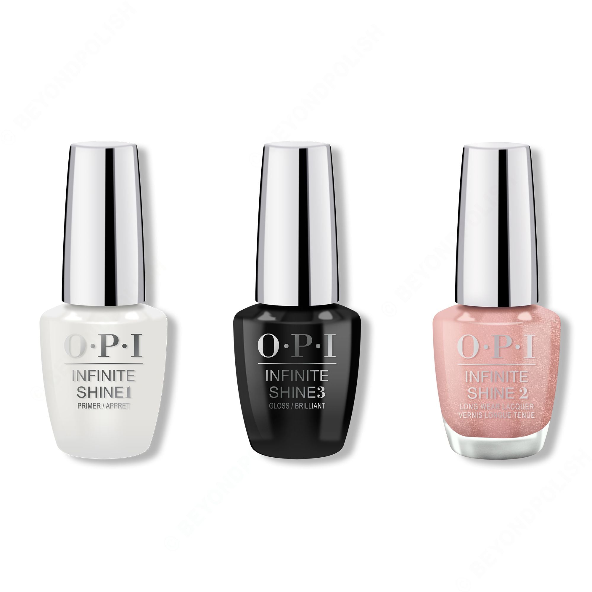 OPI - Infinite Shine Combo - Base, Top & Metallic Composition - Nail Lacquer at Beyond Polish
