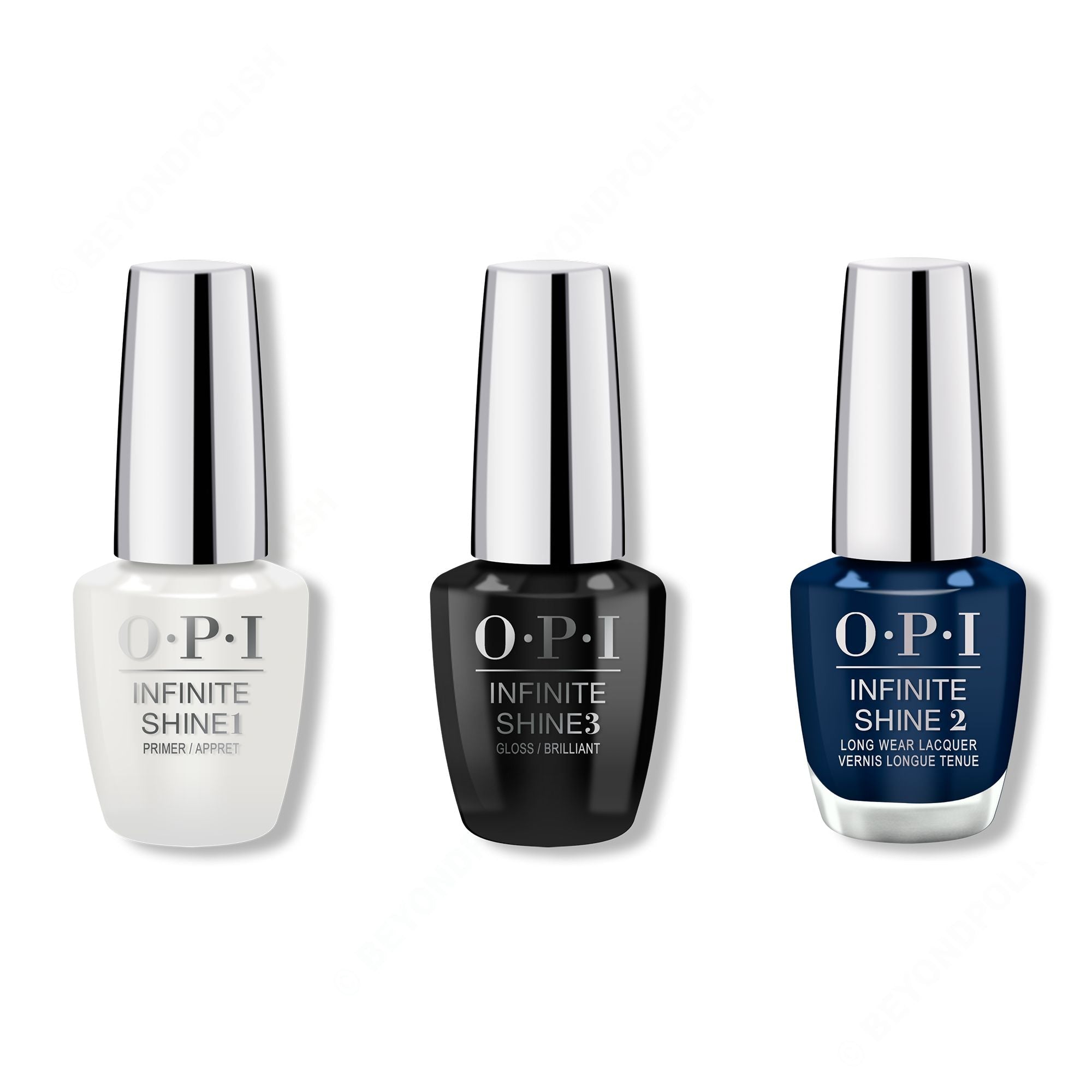 OPI - Infinite Shine Combo - Base, Top & Midnight Mantra - Nail Lacquer at Beyond Polish