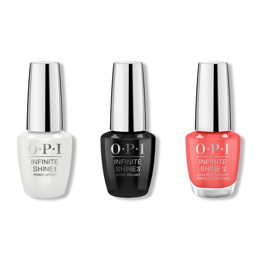 OPI - Infinite Shine Combo - Base, Top & My Address Is
