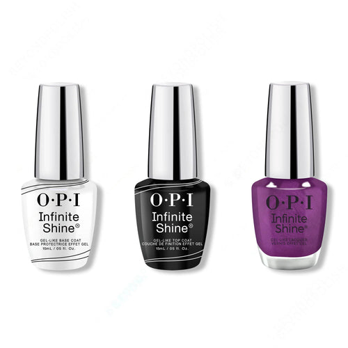 OPI - Infinite Shine Combo - Base, Top & My Berry Janes
