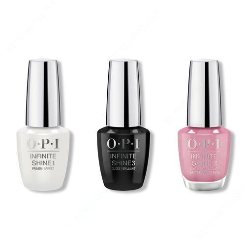 OPI - Infinite Shine Combo - Base, Top & Not So Bora-Bora-ing Pink - #ISLS45