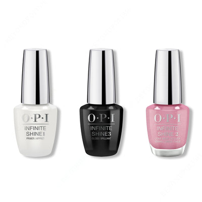 OPI - Infinite Shine Combo - Base, Top & Not So Bora-Bora-ing Pink - #ISLS45 - Nail Lacquer at Beyond Polish