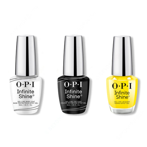 OPI - Infinite Shine Combo - Base, Top & Sunkissed and Tell