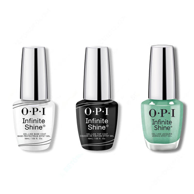 OPI - Infinite Shine Combo - Base, Top & Teals Familiar - Nail Lacquer at Beyond Polish