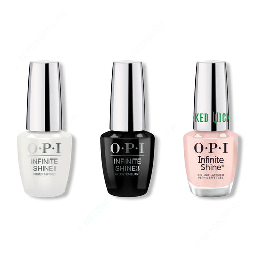 OPI - Infinite Shine Combo - Base, Top & The "Ga" is Silent