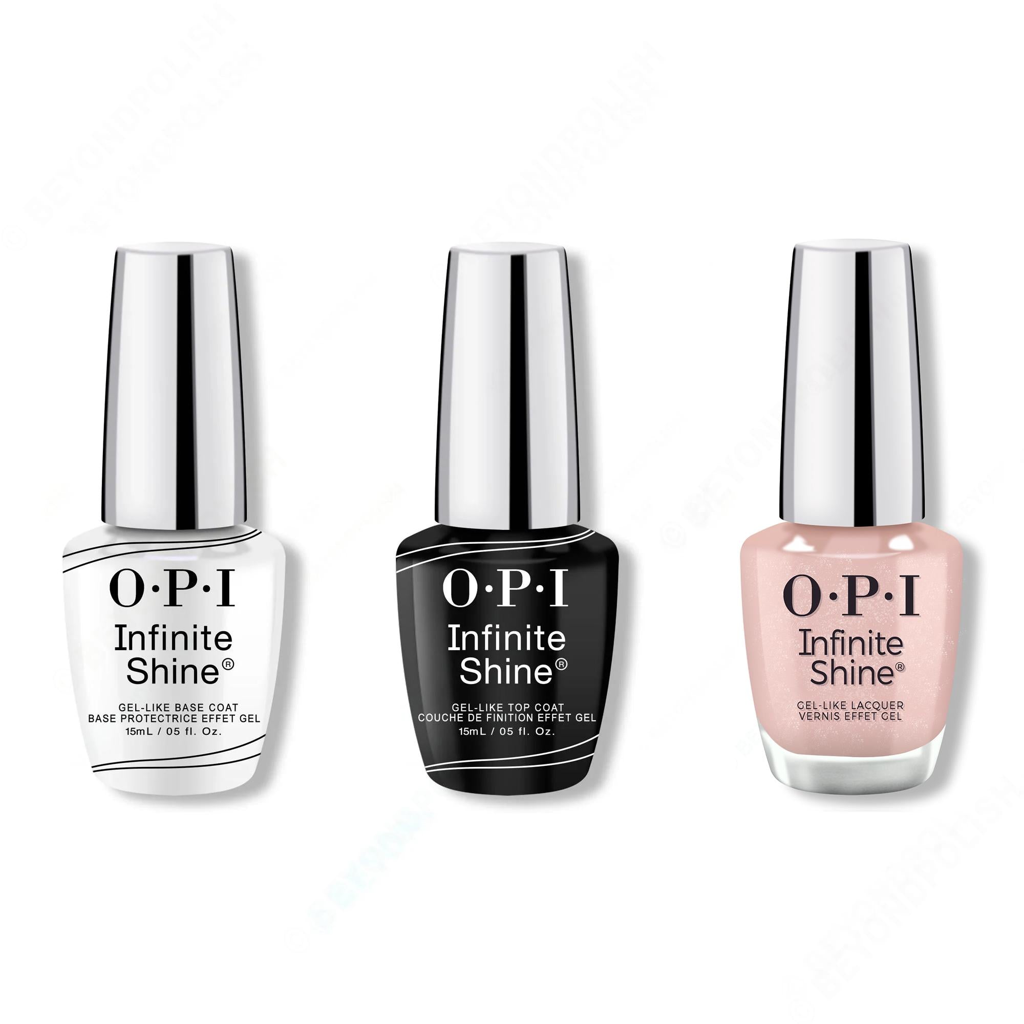 OPI - Infinite Shine Combo - Base, Top & Track Suited Cutie - Nail Lacquer at Beyond Polish