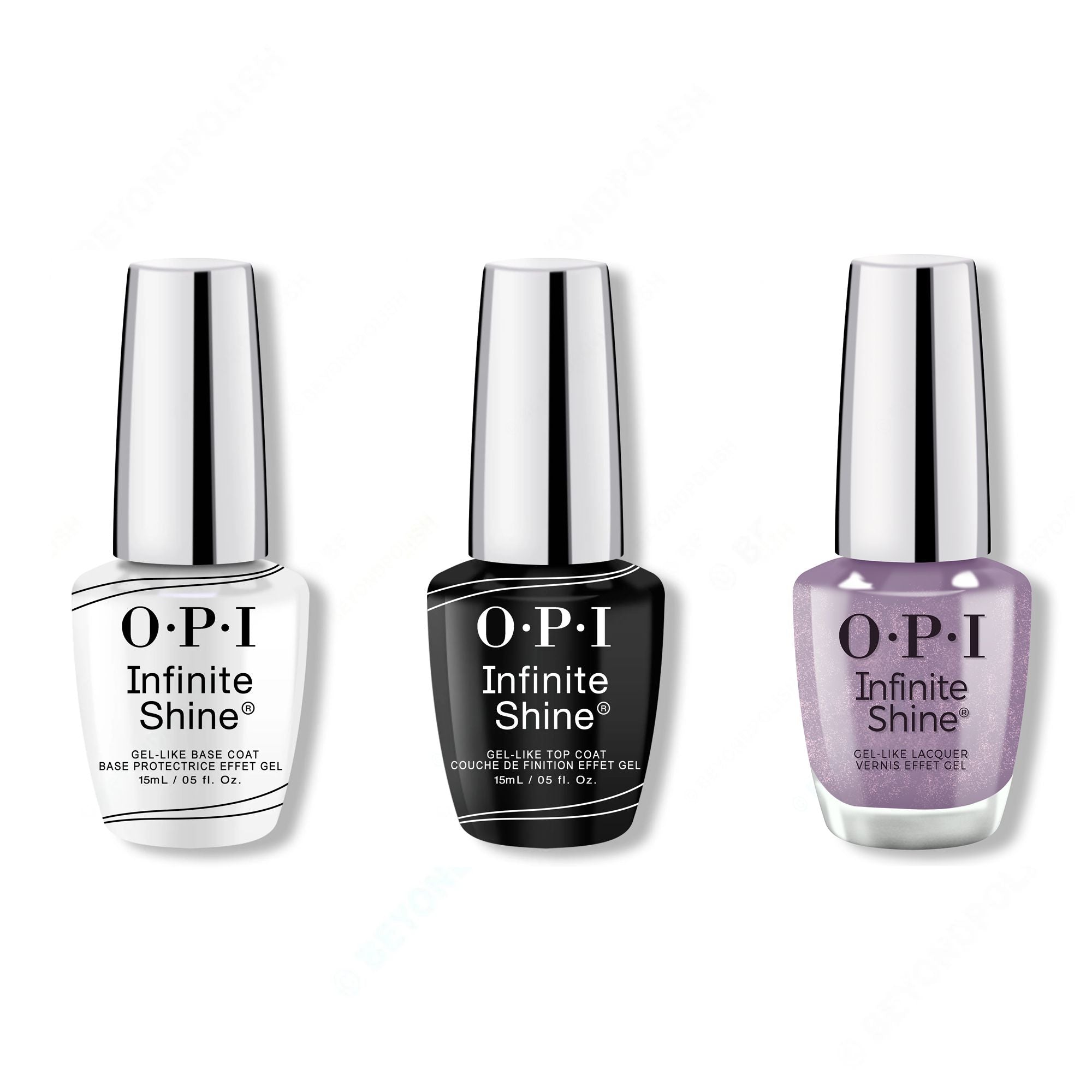 OPI - Infinite Shine Combo - Base, Top & Where Time Stuns Still - Nail Lacquer at Beyond Polish