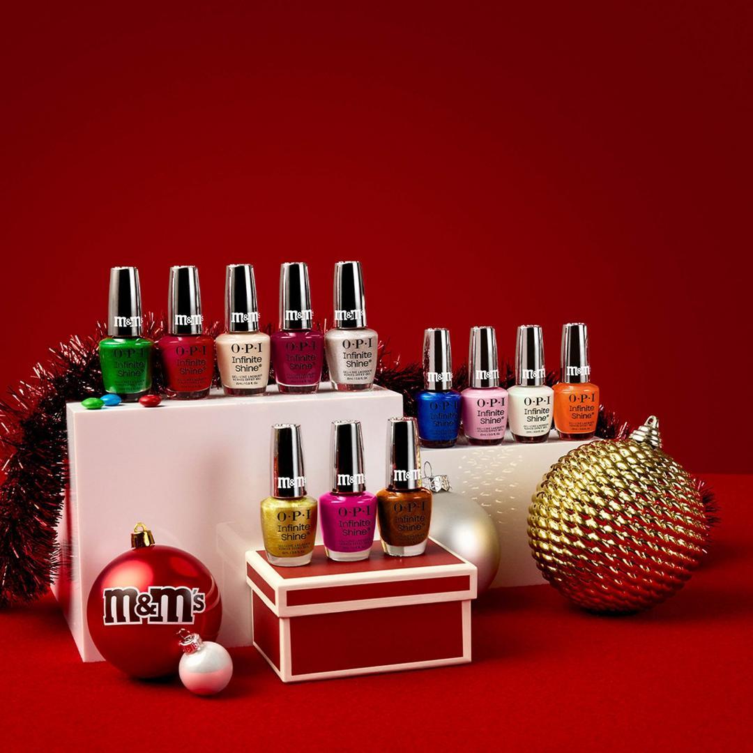 OPI x M&M's Holiday 2026 Infinite Shine Set | Beyond Polish