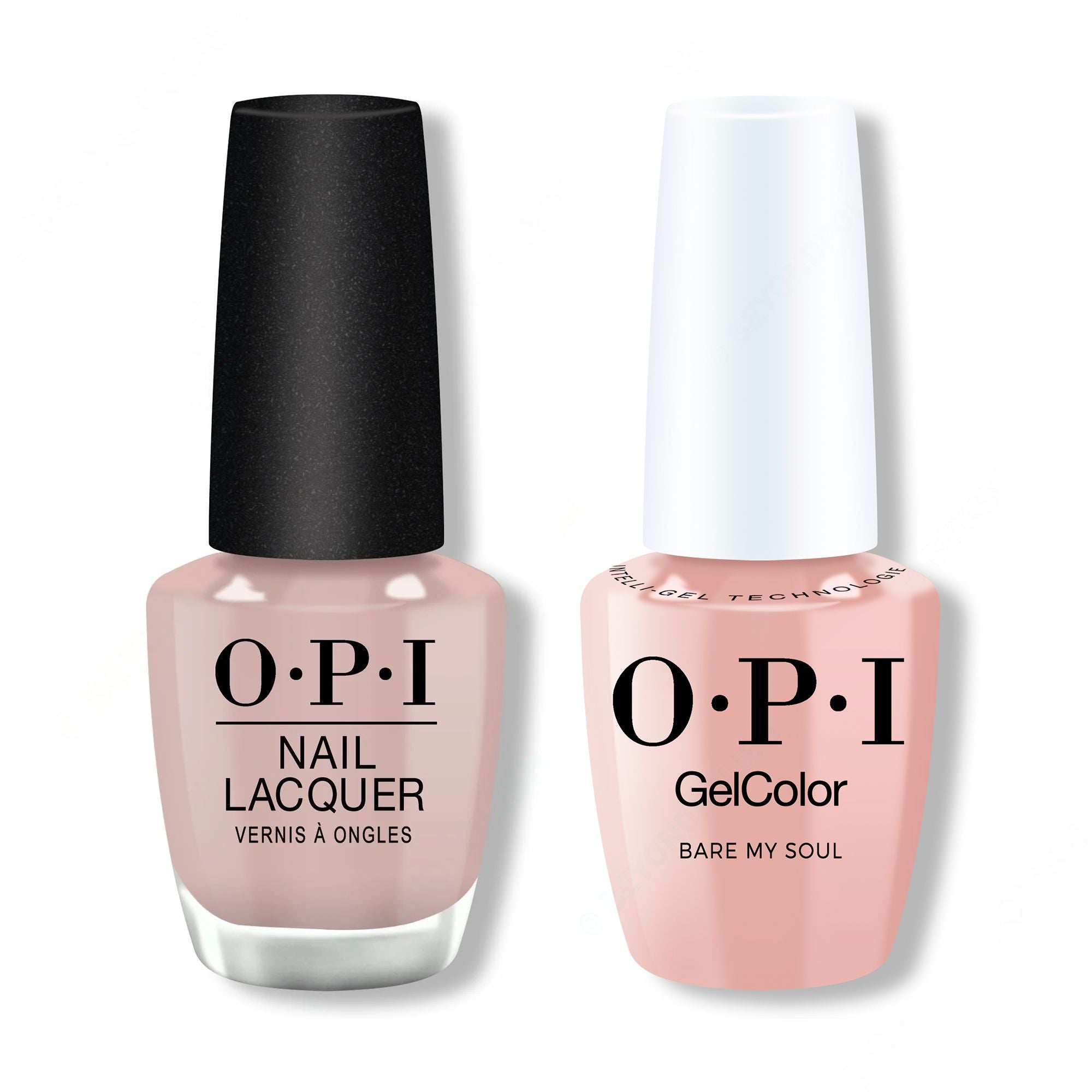 OPI - Intelli-Gel & Lacquer Combo - Bare My Soul - Gel & Lacquer Polish at Beyond Polish